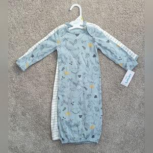 ⭐ NWT Carters- 2 Pack- Gown- 3 Months